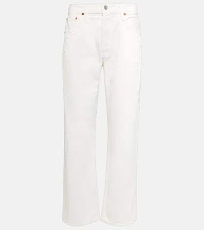 Citizen Of Humanity Annina Relaxed Wide Leg Jeans In White