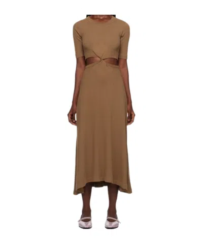 Citizen Of Humanity Nicola Midi Dress In Brown
