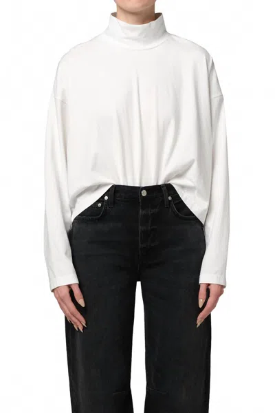 Citizen Of Humanity Nola Turtleneck Sweater In White