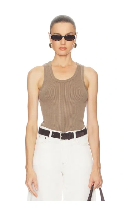 Citizen Of Humanity Nova Tank Top In Brown