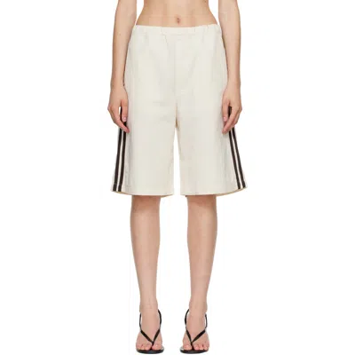 Citizen Of Humanity Off-white Anais Pull On Track Shorts