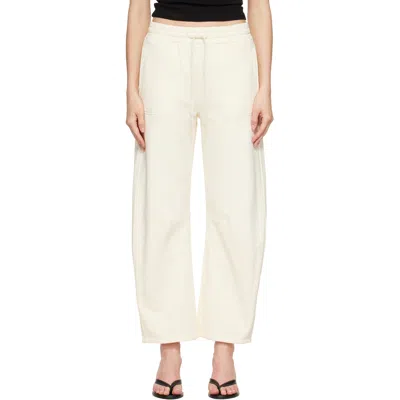 Citizen Of Humanity Off-white Freya Sweatpants In Cream