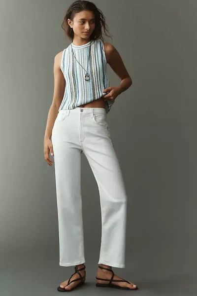 Citizen Of Humanity Palma Ankle High-rise Straight Leg Jeans In White