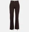 Citizen Of Humanity Palma High-rise Straight Jeans In Brown