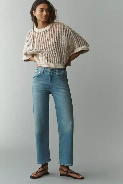 Citizen Of Humanity Palma High-rise Straight-leg Jeans In Multi