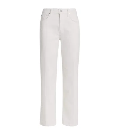 Citizen Of Humanity Palma Straight Jeans In White