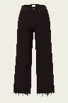 Citizen Of Humanity Palma Straight Raw Hem In Carob In Black