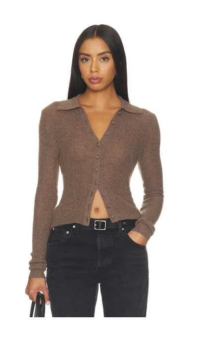 Citizen Of Humanity Paloma Cardigan Sweater In Brown
