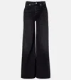 Citizen Of Humanity Paloma High-rise Wide-leg Jeans In Black