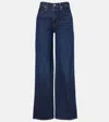 Citizen Of Humanity Paloma Mid-rise Wide-leg Jeans In Blue
