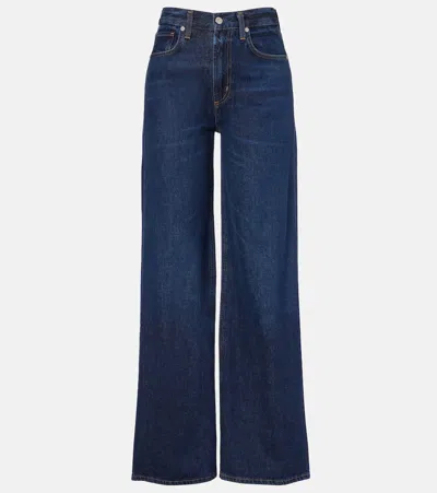 Citizen Of Humanity Paloma Mid-rise Wide-leg Jeans In Blue