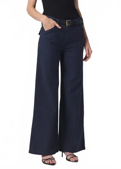 Citizen Of Humanity Paloma Utility Trouser Pants In Washed Marine In Blue