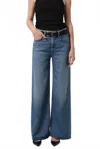 Citizen Of Humanity Paloma Wide Leg Baggy Jean In Jete In Blue