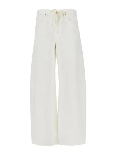 Citizen Of Humanity Brynn Wide-leg Drawstring Trousers In Tulip Lt Indig