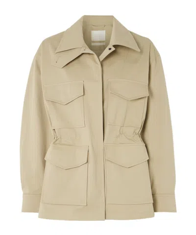 Citizen Of Humanity Paretti Cotton-blend Twill Jacket In Brown