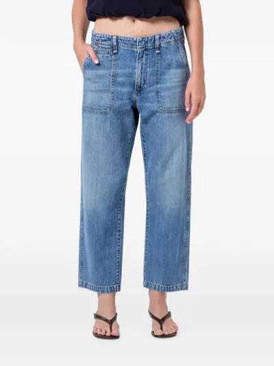 Citizen Of Humanity Patch Pocket Denim Jeans In Blue