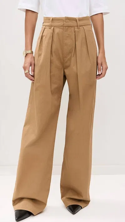 Citizen Of Humanity Petra Pleated Trouser In Nano In Nude