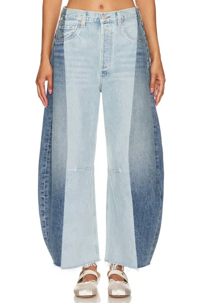 Citizen Of Humanity Pieced Horseshoe Jean In Fracture In Blue