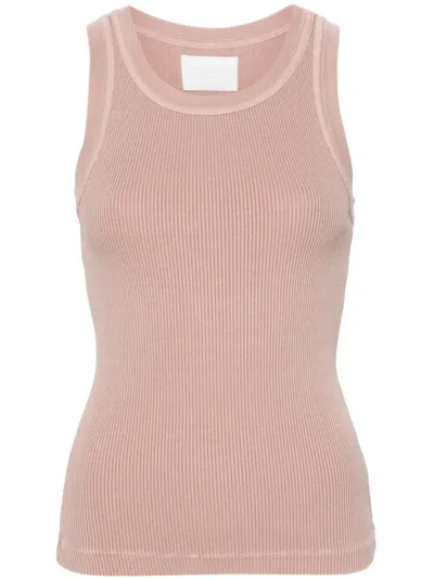 CITIZEN OF HUMANITY PINK RIB TANK TOP