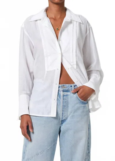 Citizen Of Humanity Polina Shirt In White