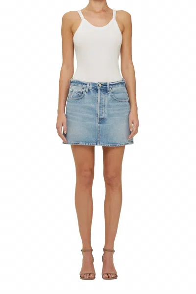 Citizen Of Humanity Ramona Mini Skirt In Fiesta In Multi