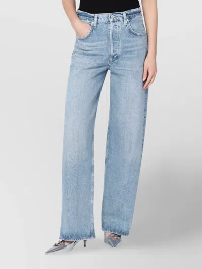 Citizen Of Humanity Relaxed Fit Denim Trousers In Blue