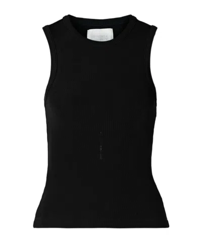 Citizen Of Humanity Ribbed Jersey Tank In Black