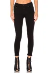 Citizen Of Humanity Rocket High Rise Skinny Jeans In All Black In Multi