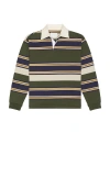 Citizen Of Humanity Rugby Shirt In Green