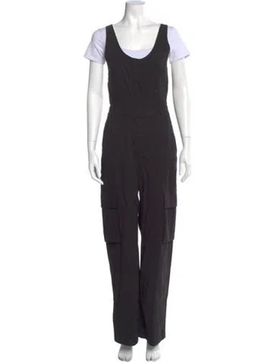 Pre-owned Citizen Of Humanity Scoop Neck Jumpsuit In Gray