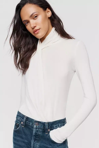 Citizen Of Humanity Sculptural Bodysuit In Ivory