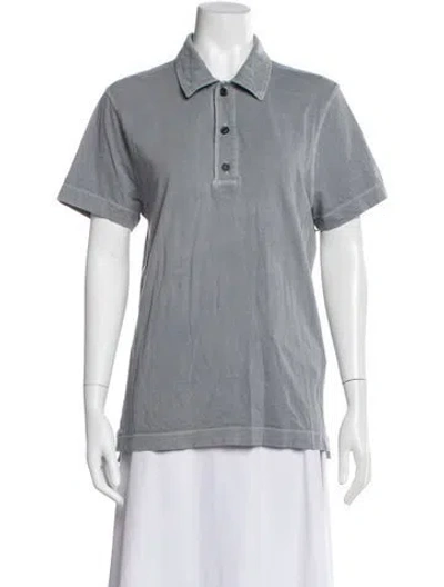 Pre-owned Citizen Of Humanity Short Sleeve Polo W/ Tags In Gray