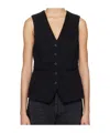 Citizen Of Humanity Sleeveless Vest In Black