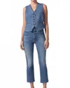 Citizen Of Humanity Sola Cropped Trouser In Abliss In Blue
