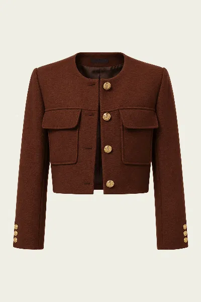Citizen Of Humanity Sophia Jacket In Brandy In Burgundy