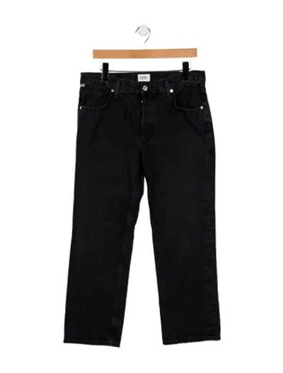 Pre-owned Citizen Of Humanity Straight-leg Jeans In Blue