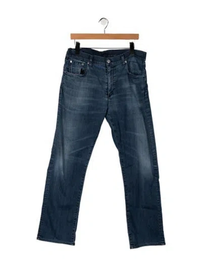 Pre-owned Citizen Of Humanity Straight-leg Jeans In Blue