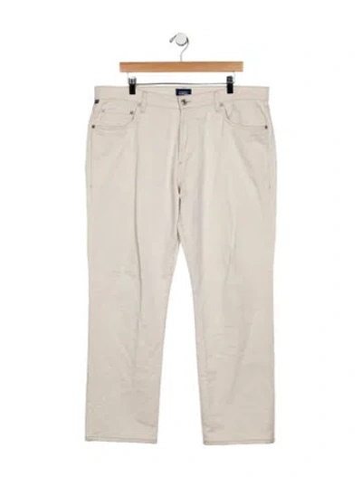 Pre-owned Citizen Of Humanity Straight-leg Jeans In White