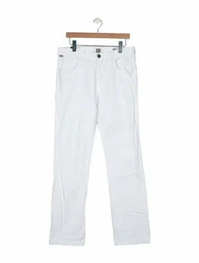 Pre-owned Citizen Of Humanity Straight-leg Jeans In White
