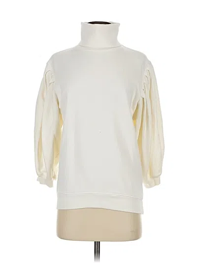 Pre-owned Citizen Of Humanity Sweatshirt In White