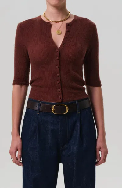 Citizen Of Humanity Tabitha Knit Cardigan In Torrone In Multi