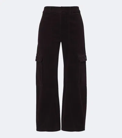 Citizen Of Humanity Thassos Cotton Corduroy Wide-leg Pants In Black