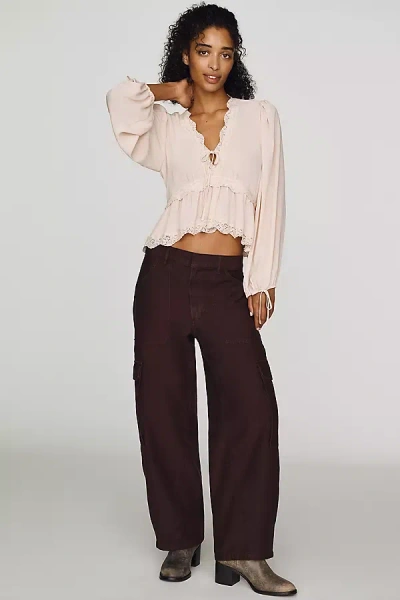 Citizen Of Humanity Thassos Cotton Utility Pants In Purple