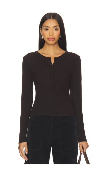 Citizen Of Humanity Varra Henley In Chocolate