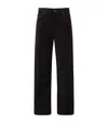 Citizen Of Humanity Velvet Ayla Baggy Trousers In Black