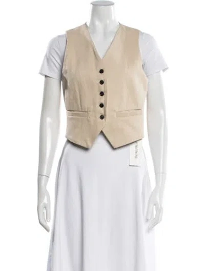 Pre-owned Citizen Of Humanity Vest In Neutral