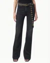Citizen Of Humanity Vidia Mid Rise Boot Jeans In Stormy In Black