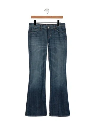 Pre-owned Citizen Of Humanity Vintage Flared Jeans In Blue