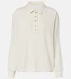 Citizen Of Humanity Vintage Inspired Polo Sweatshirt In White