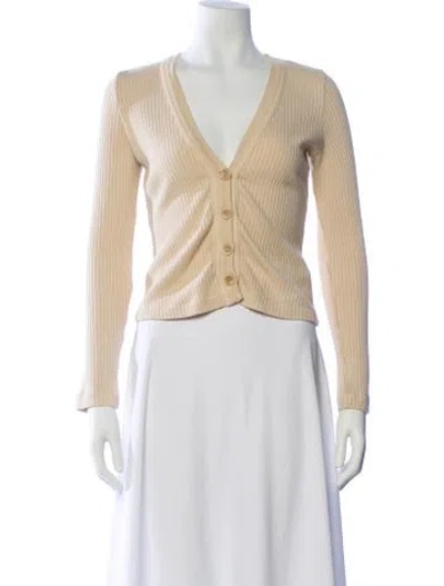 Pre-owned Citizen Of Humanity V-neck Sweater In Neutrals
